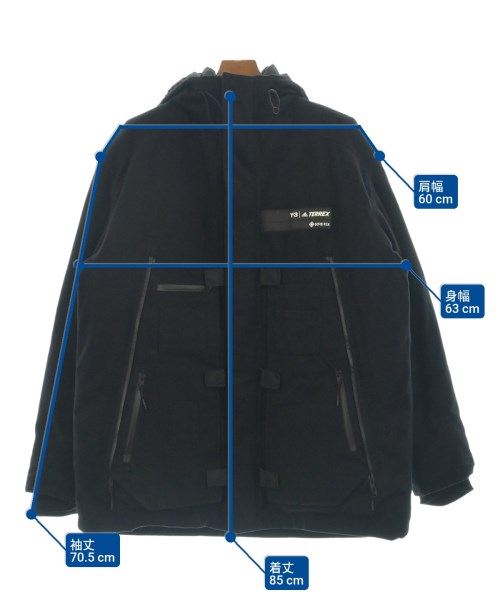 Y-3（ワイスリー）ダウンジャケット/ダウンベスト 黒 サイズ:S メンズ/2200656714018