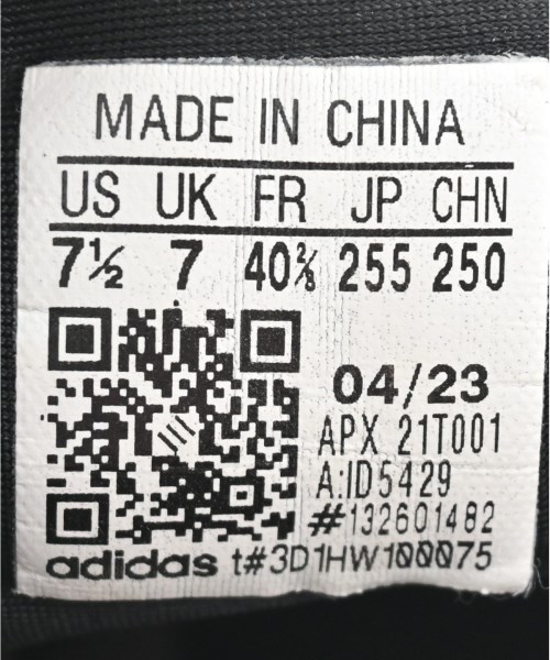 Y-3（ワイスリー）スニーカー 黒 サイズ:25.5cm レディース/2200660074016