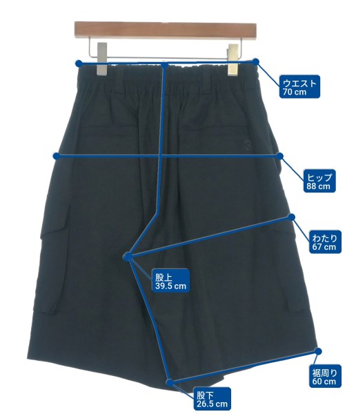 Y-3（ワイスリー）ショートパンツ 黒 サイズ:S メンズ/2200660865034