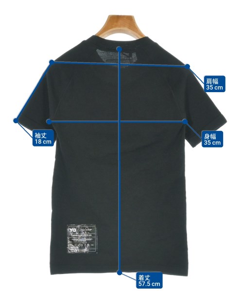 Y-3（ワイスリー）Tシャツ・カットソー 黒 サイズ:XS レディース/2200660487090