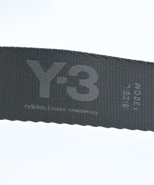 Y-3（ワイスリー）ベルト 黒 サイズ:L メンズ/2200658503160