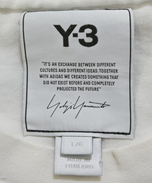 Y-3（ワイスリー）Tシャツ・カットソー 白 サイズ:L メンズ/2200661674109