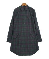 Y-3（ワイスリー）シャツワンピース 緑 サイズ:XS レディース/2200649052110