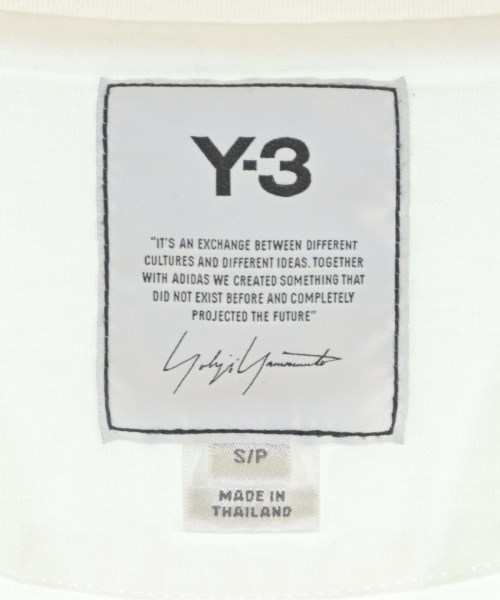 Y-3（ワイスリー）Tシャツ・カットソー 白 サイズ:S レディース/2200712878098