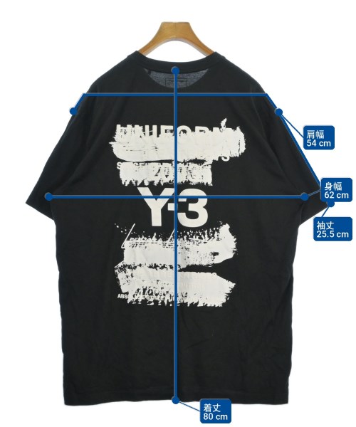 Y-3（ワイスリー）Tシャツ・カットソー 黒 サイズ:2XL(XXL位) メンズ/2200713039122