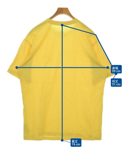 Y-3（ワイスリー）Tシャツ・カットソー 黄 サイズ:L メンズ/2200713059045