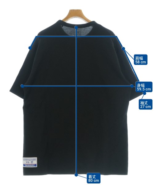 Y-3（ワイスリー）Tシャツ・カットソー 黒 サイズ:L メンズ/2200714461151