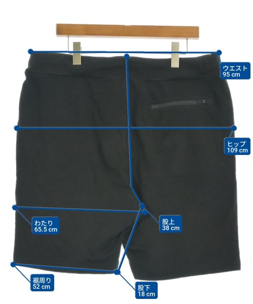 Y-3（ワイスリー）ショートパンツ 黒 サイズ:XL メンズ/2200717493111