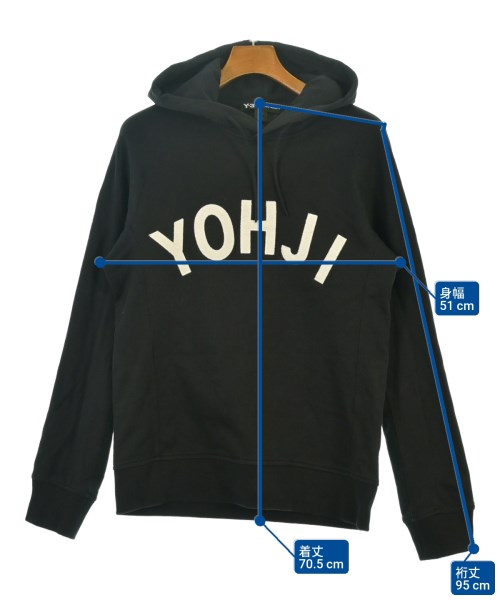 Y-3（ワイスリー）パーカー 黒 サイズ:S メンズ/2200649528066