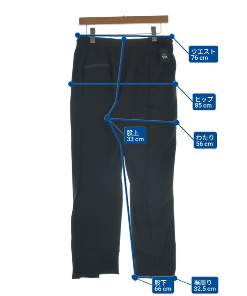 Y-3（ワイスリー）スウェットパンツ 黒 サイズ:S メンズ/2200651366083