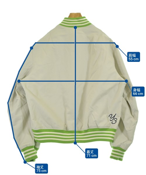 Y-3（ワイスリー）スタジャン ベージュ サイズ:L メンズ/2200652037012