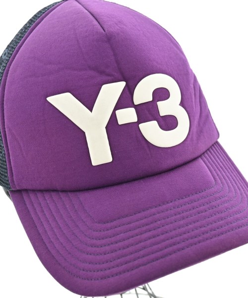 Y-3（ワイスリー）キャップ 紫 サイズ:L メンズ/2200652161229