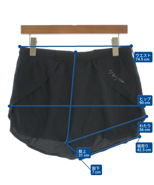 Y-3（ワイスリー）ショートパンツ 黒 サイズ:M レディース/2200646190082