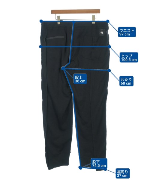 Y-3（ワイスリー）スウェットパンツ 黒 サイズ:XL メンズ/2200699324014