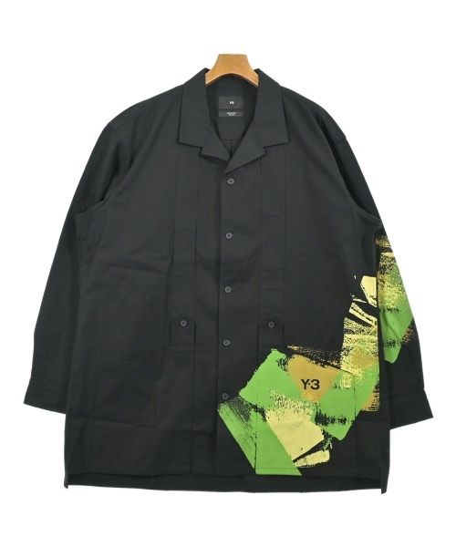 Y-3(ワイスリー)カジュアルシャツ 黒 サイズ:2XL/2200702903076