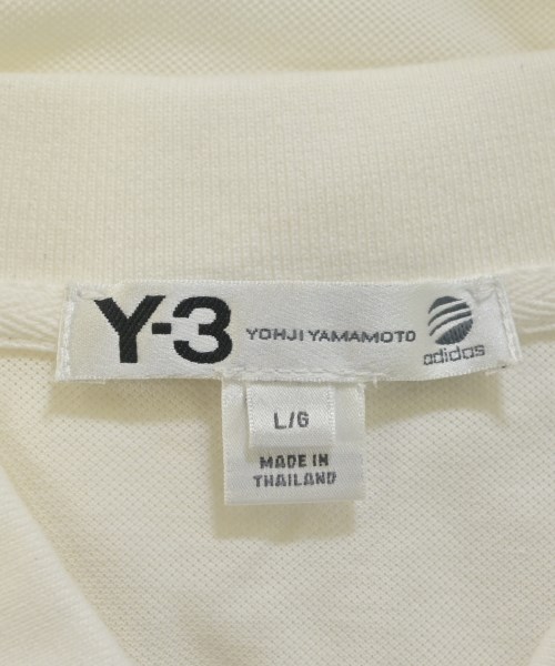 Y-3（ワイスリー）ポロシャツ 白 サイズ:L メンズ/2200705672047