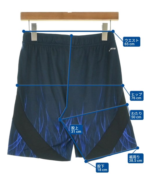 Y-3（ワイスリー）ショートパンツ 紺 サイズ:160(XS位) メンズ/2200708674024