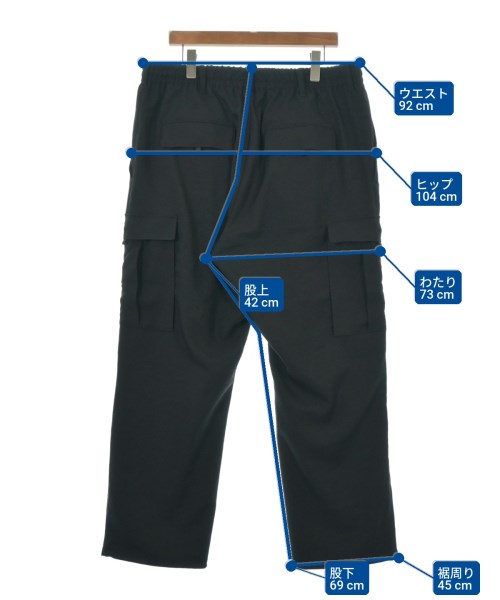 Y-3（ワイスリー）カーゴパンツ 黒 サイズ:XL メンズ/2200664539115
