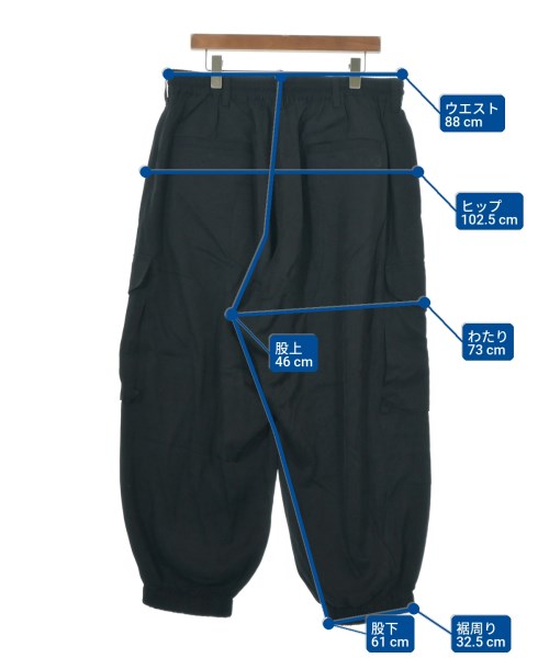 Y-3（ワイスリー）カーゴパンツ 黒 サイズ:XL メンズ/2200664539122