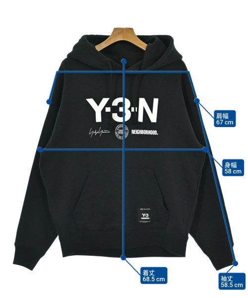 Y-3（ワイスリー）パーカー 黒 サイズ:S メンズ/2200665988011