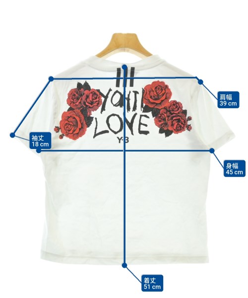 Y-3（ワイスリー）Tシャツ・カットソー 白 サイズ:M レディース/2200666469366
