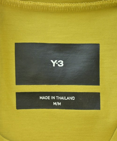 Y-3（ワイスリー）Tシャツ・カットソー 黄 サイズ:M メンズ/2200667803114