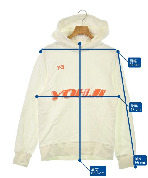 Y-3（ワイスリー）パーカー 白 サイズ:XS メンズ/2200671065096