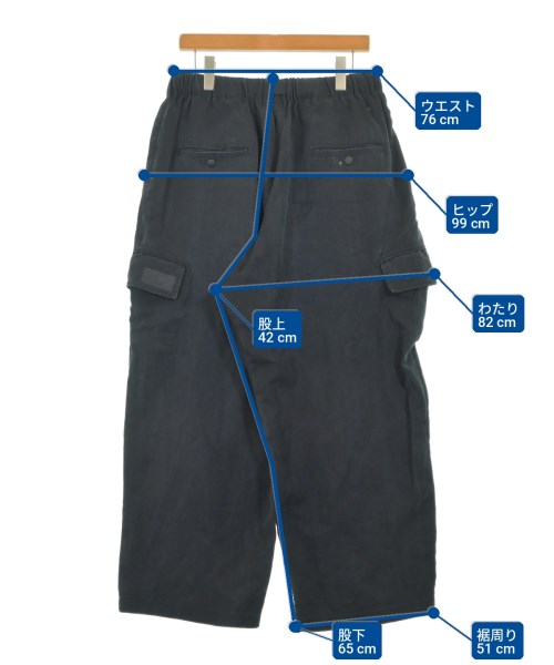 Y-3（ワイスリー）スラックス 黒 サイズ:S メンズ/2200723621089