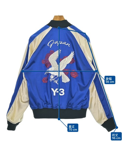Y-3（ワイスリー）ブルゾン 青 サイズ:XS メンズ/2200726634147