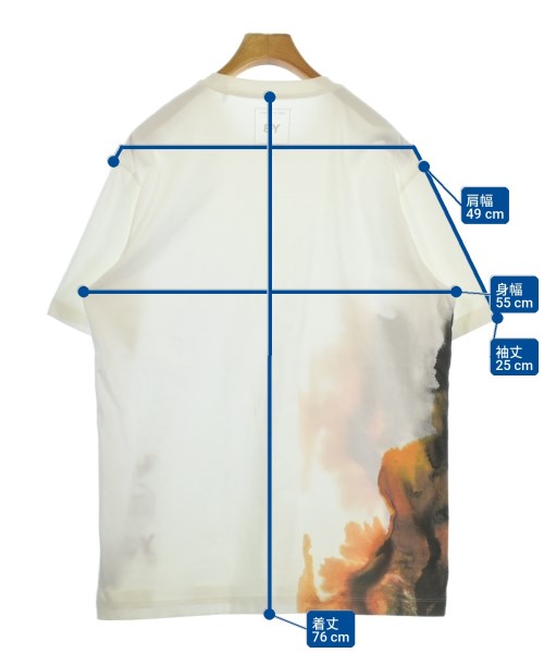 Y-3（ワイスリー）Tシャツ・カットソー 白 サイズ:L メンズ/2200735049055