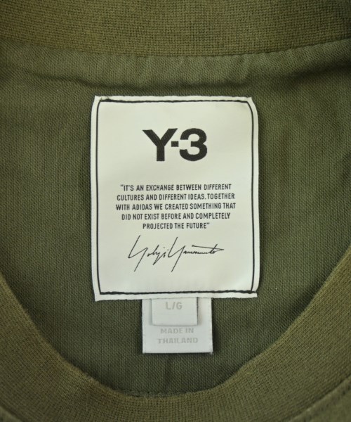 Y-3（ワイスリー）Tシャツ・カットソー カーキ サイズ:L メンズ/2200720532036