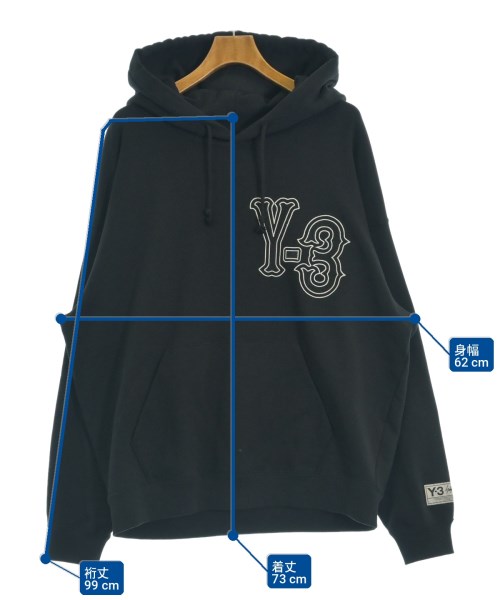 Y-3（ワイスリー）パーカー 黒 サイズ:L メンズ/2200720730173