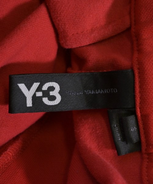 Y-3（ワイスリー）クロップドパンツ 赤 サイズ:S レディース/2200725356187
