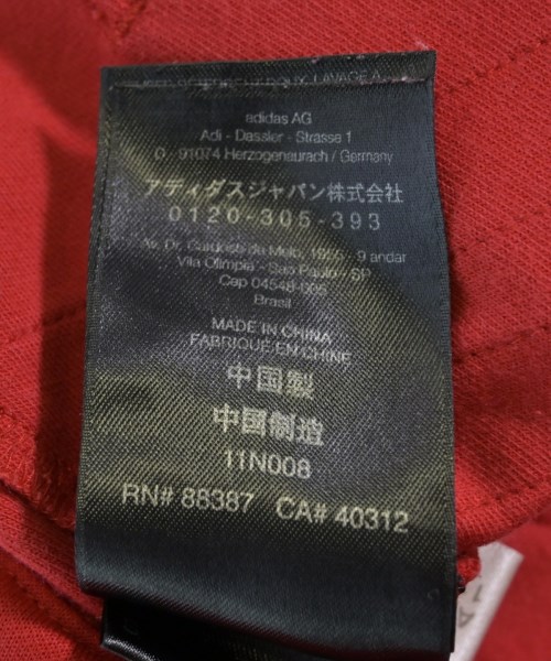 Y-3（ワイスリー）クロップドパンツ 赤 サイズ:S レディース/2200725356187