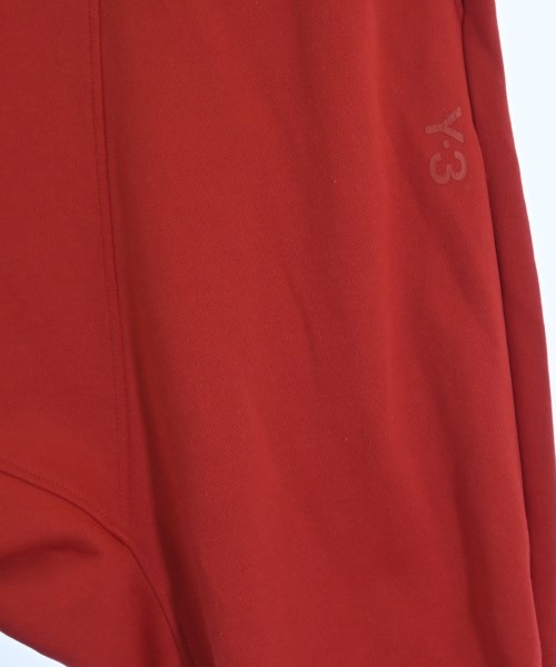 Y-3（ワイスリー）クロップドパンツ 赤 サイズ:S レディース/2200725356187