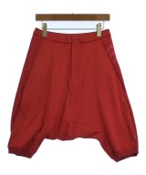 Y-3（ワイスリー）クロップドパンツ 赤 サイズ:S レディース/2200725356187