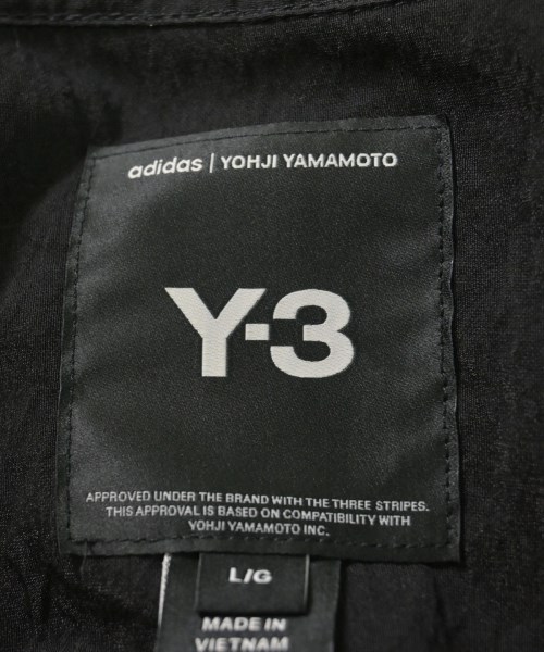 Y-3（ワイスリー）カジュアルシャツ 黒 サイズ:L メンズ/2200727401069
