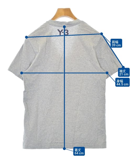 Y-3（ワイスリー）Tシャツ・カットソー グレー サイズ:XS メンズ/2200728980136