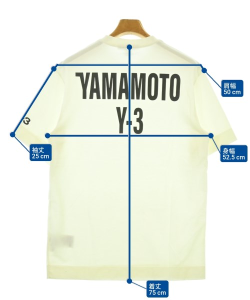 Y-3（ワイスリー）Tシャツ・カットソー 白 サイズ:S メンズ/2200679738022