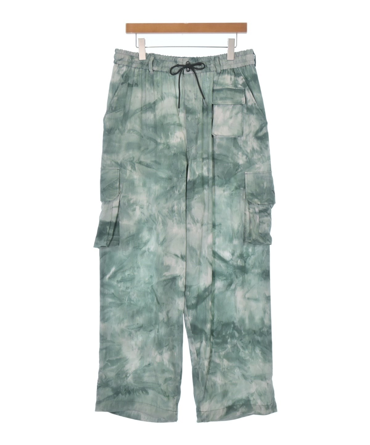 Y-3（ワイスリー）カーゴパンツ 緑 サイズ:L メンズ/2200685661185