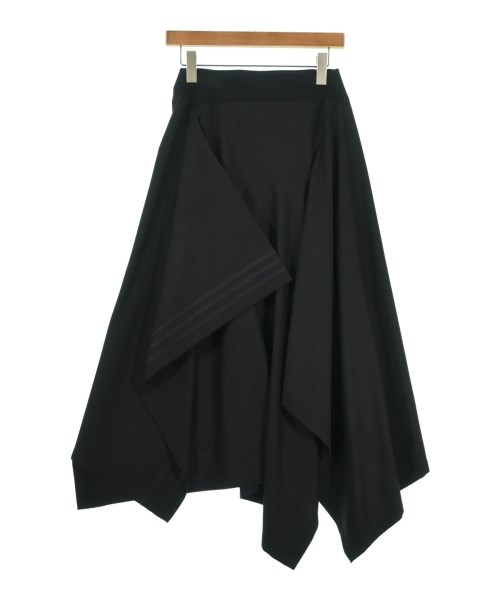 Y-3（ワイスリー）ロング・マキシ丈スカート 黒 サイズ:XS レディース/2200689723025