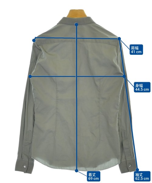 HAUTE（オート）カジュアルシャツ グレー サイズ:46(M位) メンズ/2200671223304