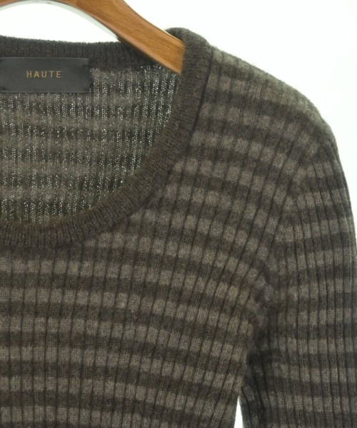 HAUTE（オート）ニット・セーター 茶 サイズ:S レディース/2200671223359