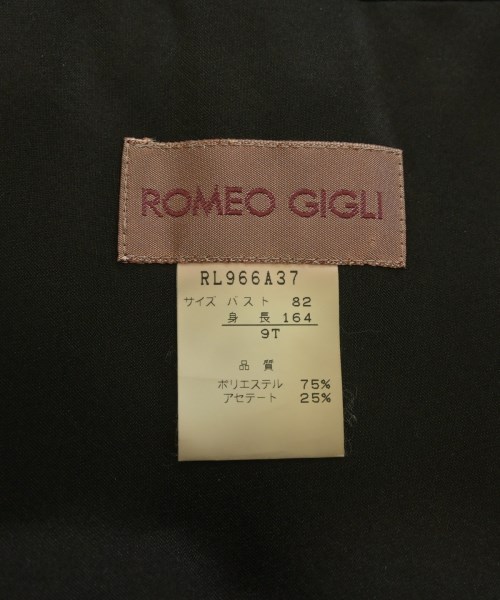 ROMEO GIGLI（ロメオジリ）ベスト 黒 サイズ:9(M位) レディース/2200610582028