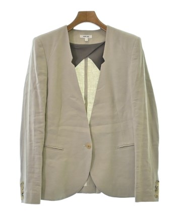 HELMUT LANG（ヘルムートラング）ノーカラージャケット グレー サイズ