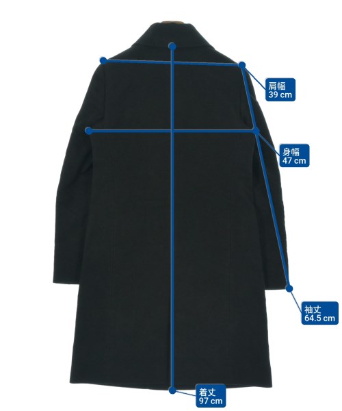 HELMUT LANG（ヘルムートラング）ステンカラーコート 黒 サイズ:42(M位) レディース/2200632965175