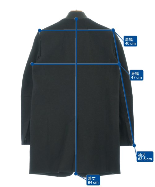 HELMUT LANG（ヘルムートラング）コート 黒 サイズ:0(XS位) メンズ/2200638501155