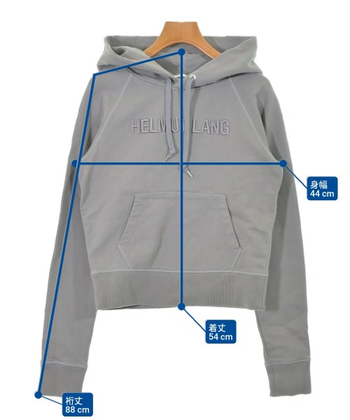 HELMUT LANG（ヘルムートラング）パーカー グレー サイズ:S レディース/2200639449036