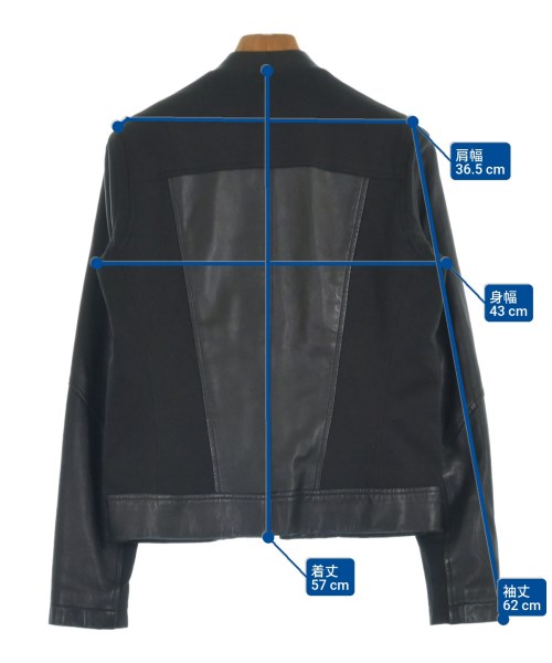 HELMUT LANG（ヘルムートラング）ライダース 黒 サイズ:P(XS位) レディース/2200625127030