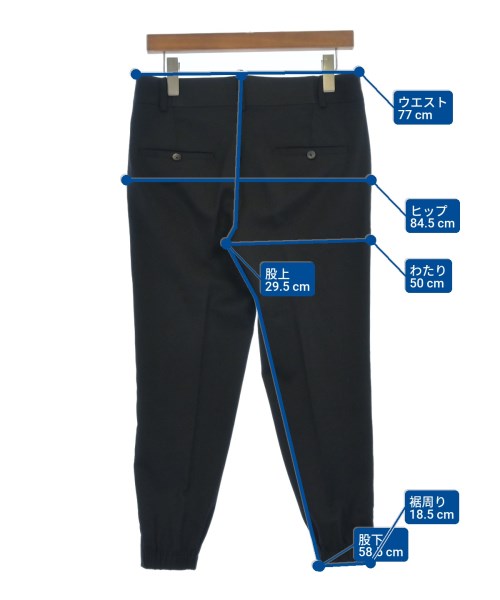 HELMUT LANG（ヘルムートラング）スラックス 黒 サイズ:2(M位) レディース/2200631476061